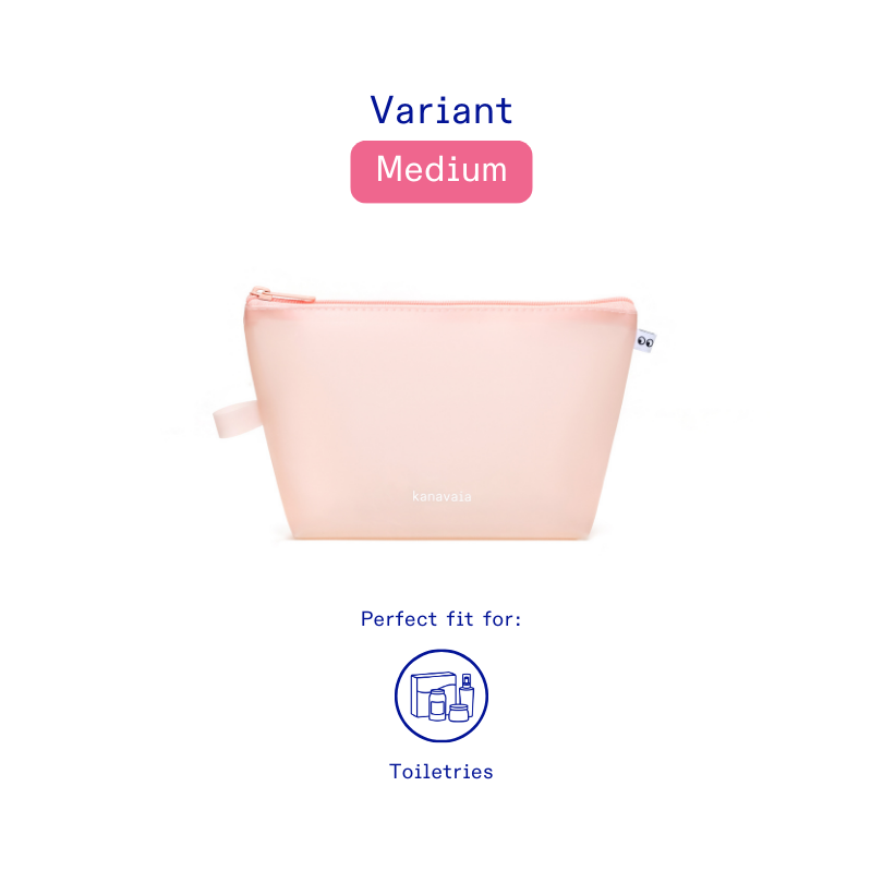 Kanavaia Frosted PVC Zip Pouch