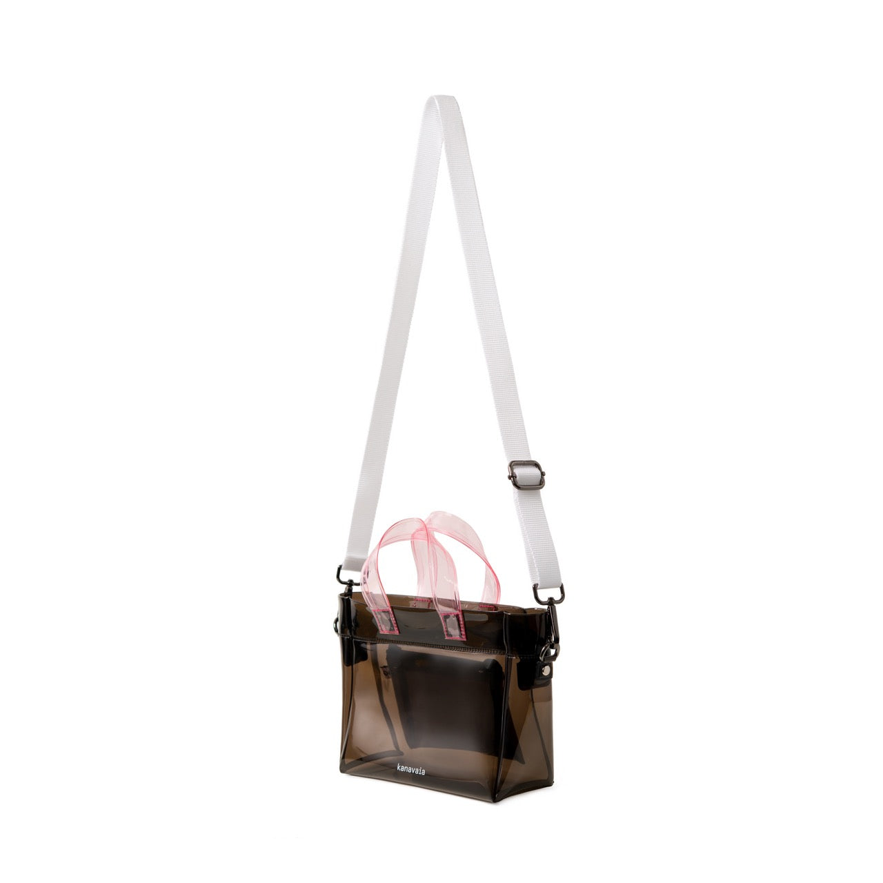 Kanavaia Mini PVC Tote Bag Black / Pink