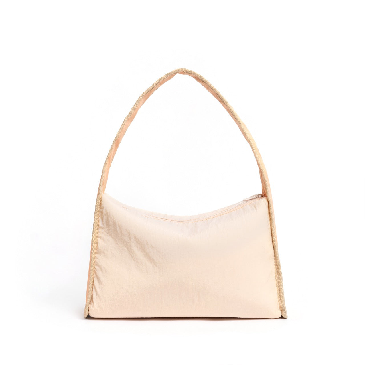 Kanavaia Crinkle Slouchy Shoulder Bag Light Blush / Coral Peach