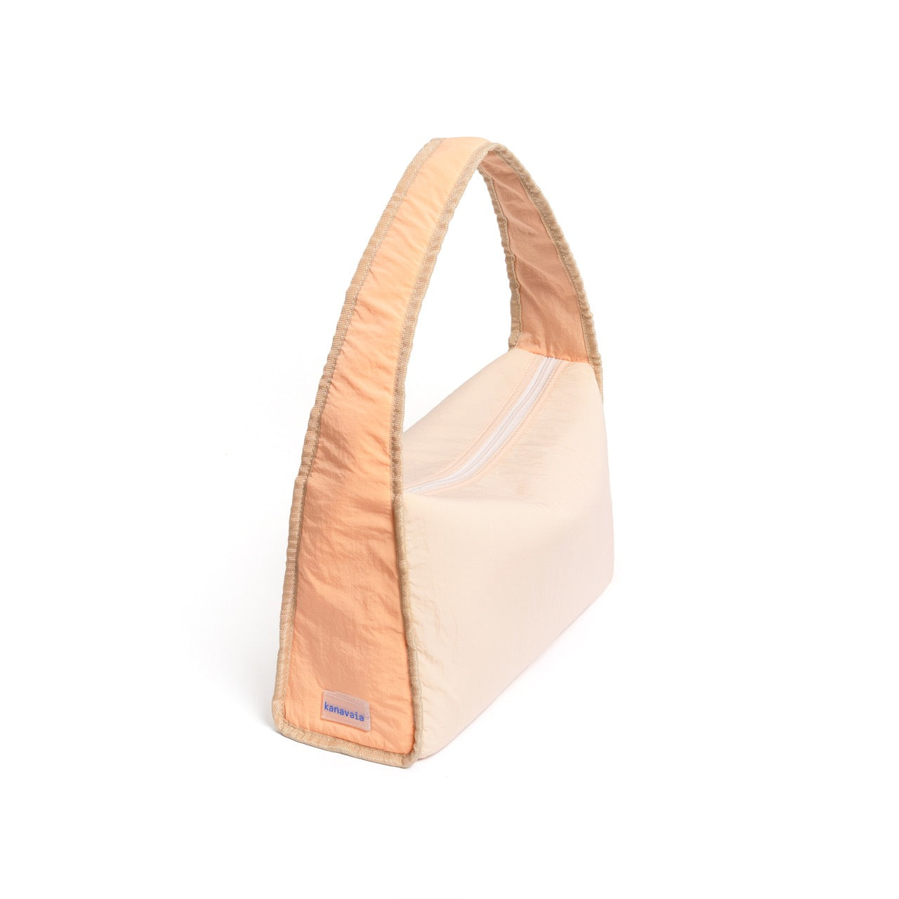 Kanavaia Crinkle Slouchy Shoulder Bag Light Blush / Coral Peach