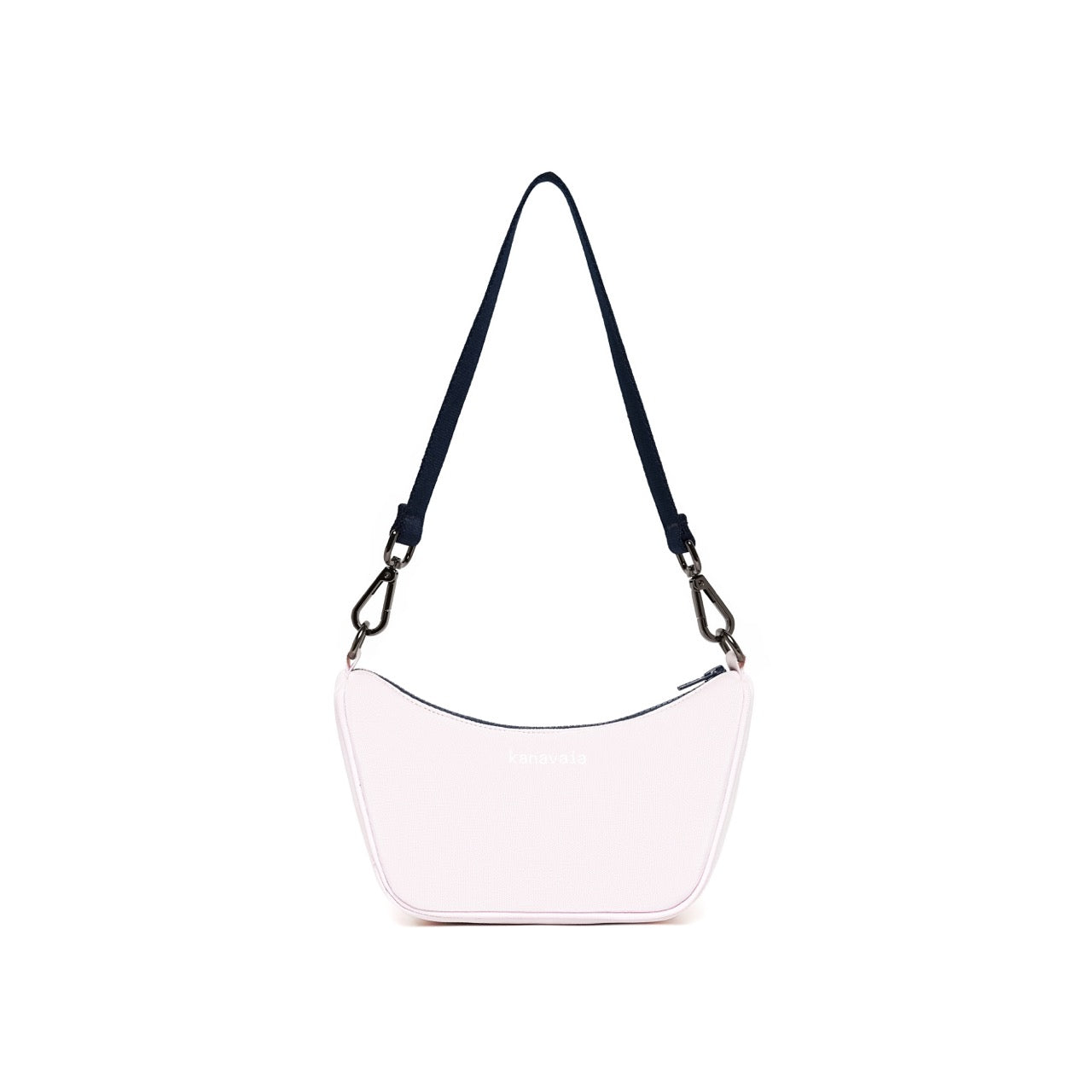 Kanavaia Mini Structured Baguette Shoulder Bag Baby Pink