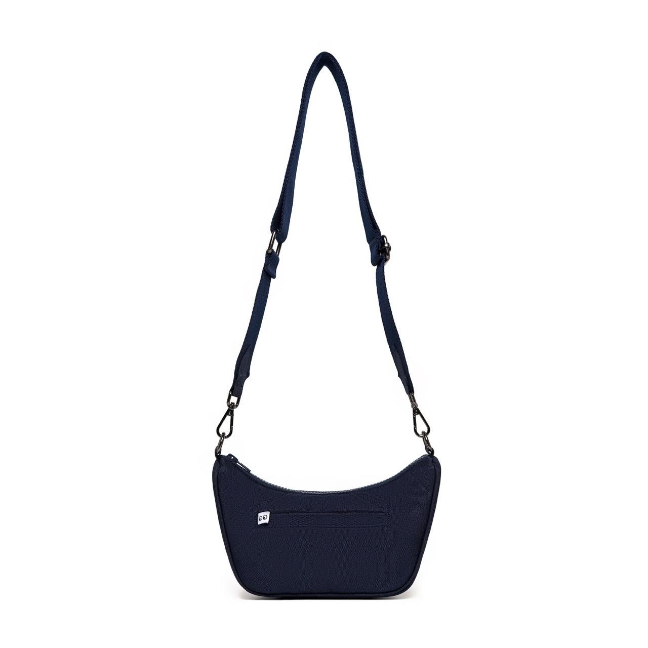 Kanavaia Mini Structured Baguette Shoulder Bag Navy Blue