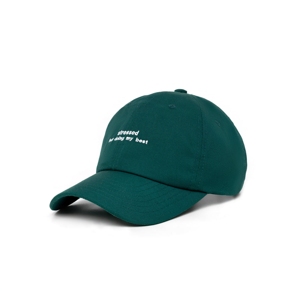 Kanavaia Drill Cap Teal (Stressed but Doing My Best)