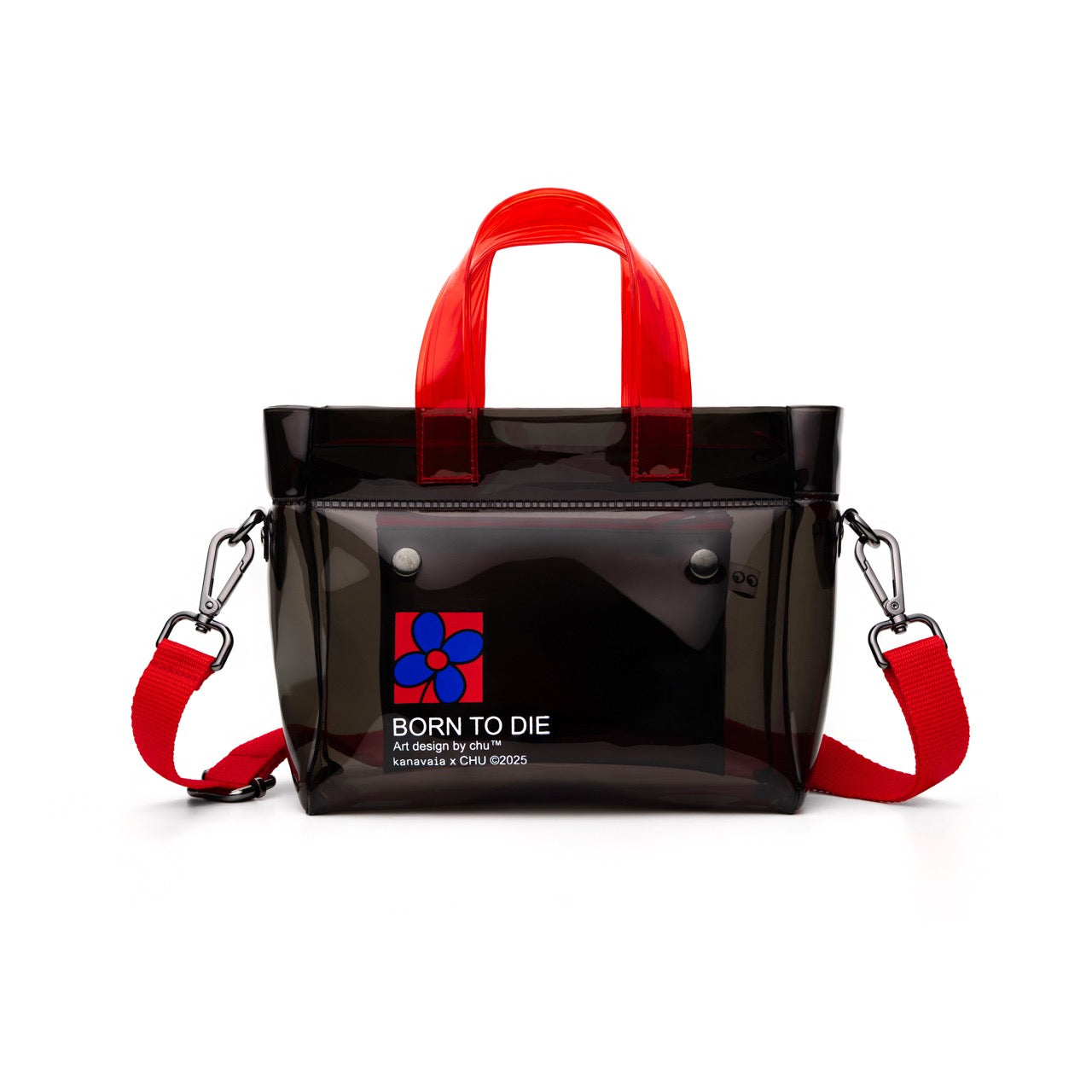 Kanavaia x Chuanslee - Mini PVC Tote Bag Black - Luna Square