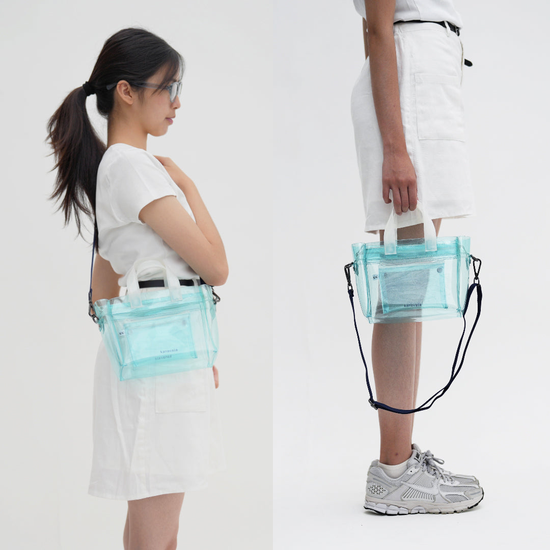 Kanavaia Mini PVC Tote Bag Stellar Mint