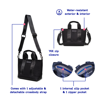 Kanavaia Mini Tote Bag All Black