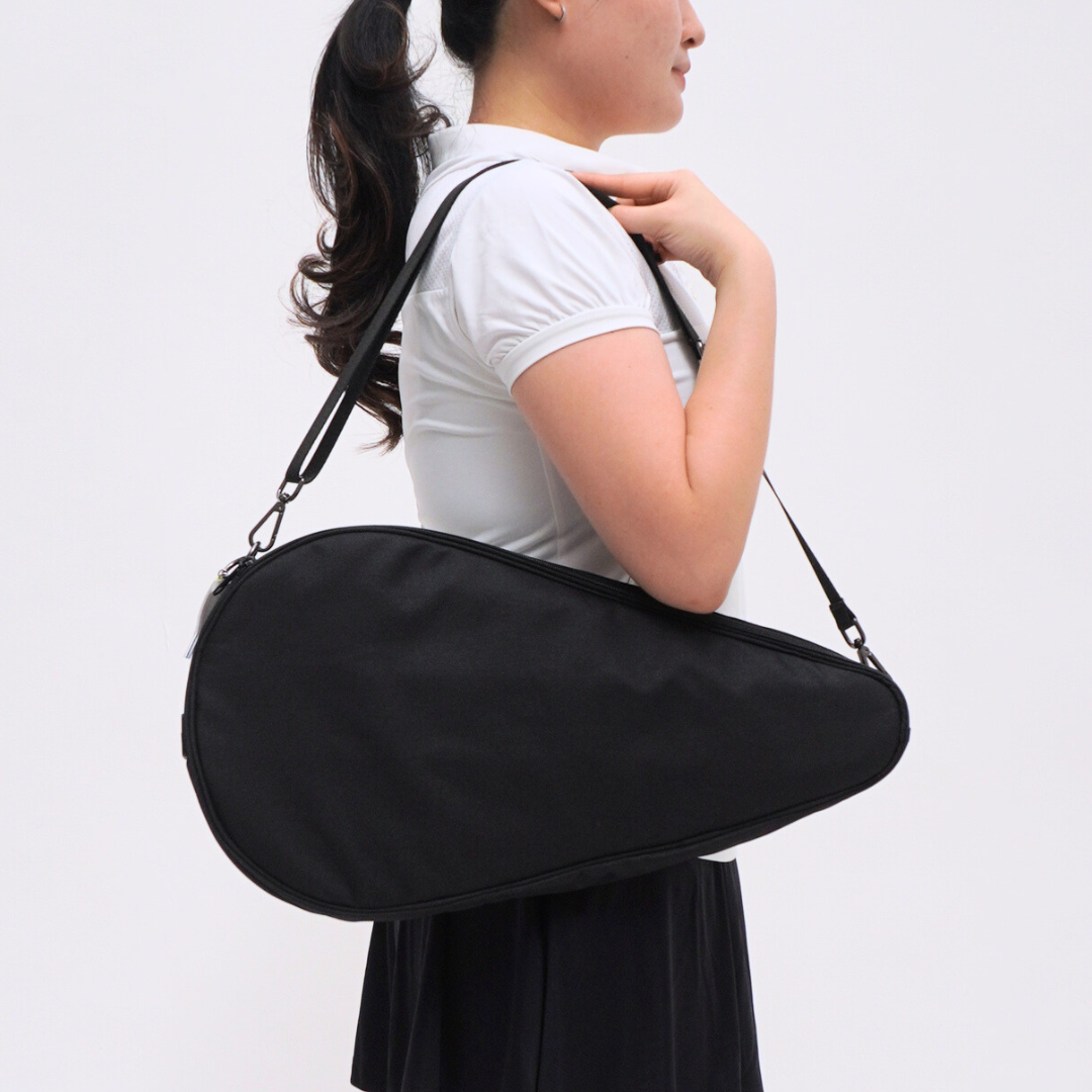 Kanavaia Padel Racket Sleeve Bag in Black