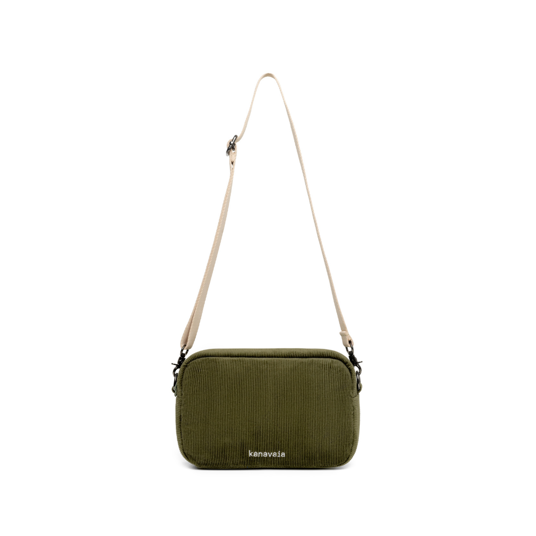 Kanavaia Corduroy Crossbody Bag Army Green