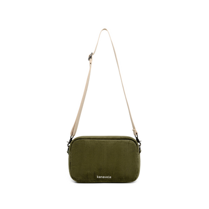 Kanavaia Corduroy Crossbody Bag Army Green