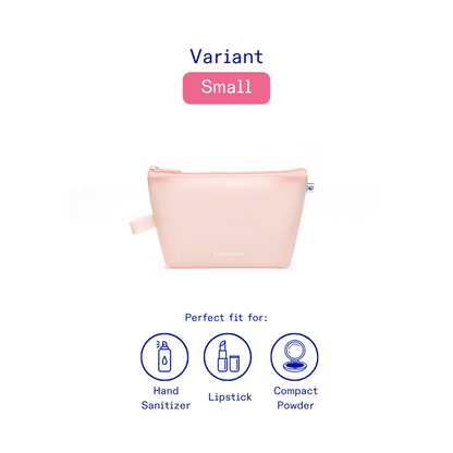 Kanavaia Frosted PVC Zip Pouch