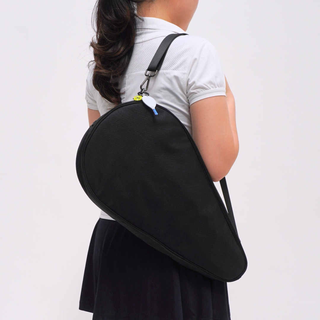 Kanavaia Padel Racket Sleeve Bag in Black