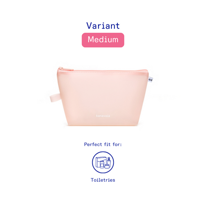 Kanavaia Frosted PVC Zip Pouch