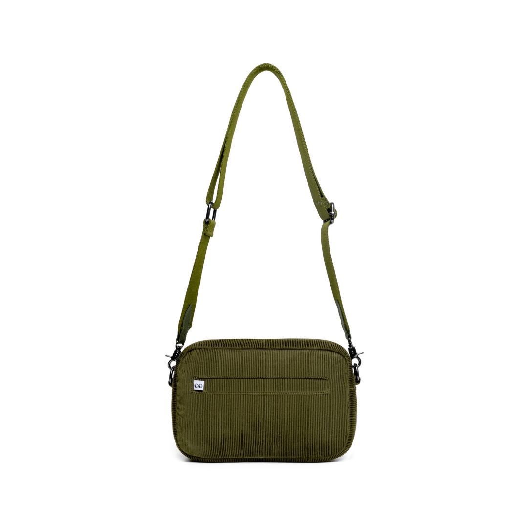 Kanavaia Corduroy Crossbody Bag Army Green