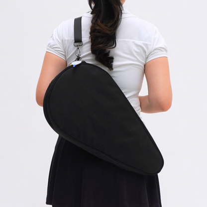 Kanavaia Padel Racket Sleeve Bag in Black