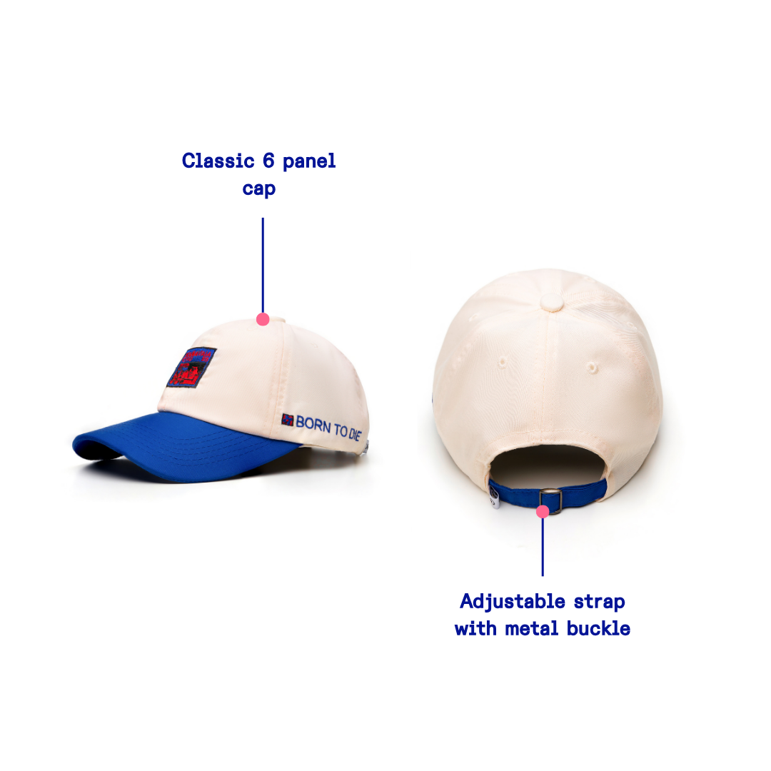 Kanavaia x Chuanslee - Drill Cap Cream / Blue - Luna Square