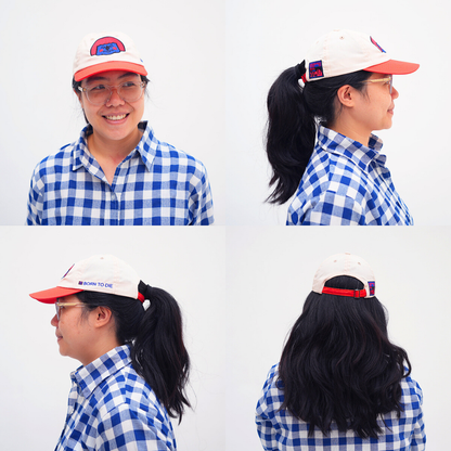 Kanavaia x Chuanslee - Drill Cap Cream / Red - Luna Red