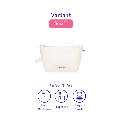 Kanavaia Frosted PVC Zip Pouch