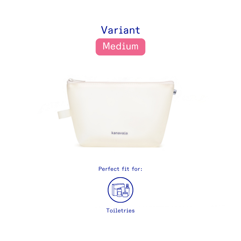 Kanavaia Frosted PVC Zip Pouch