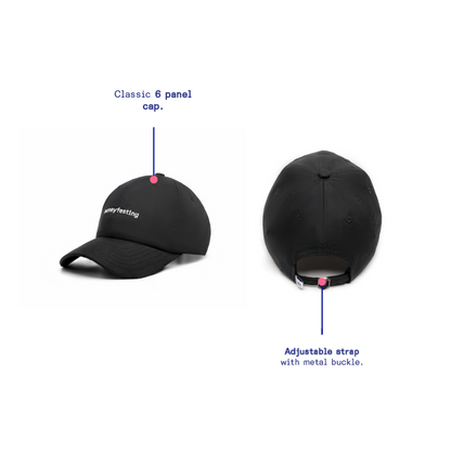 Kanavaia Drill Cap Black (Moneyfesting)