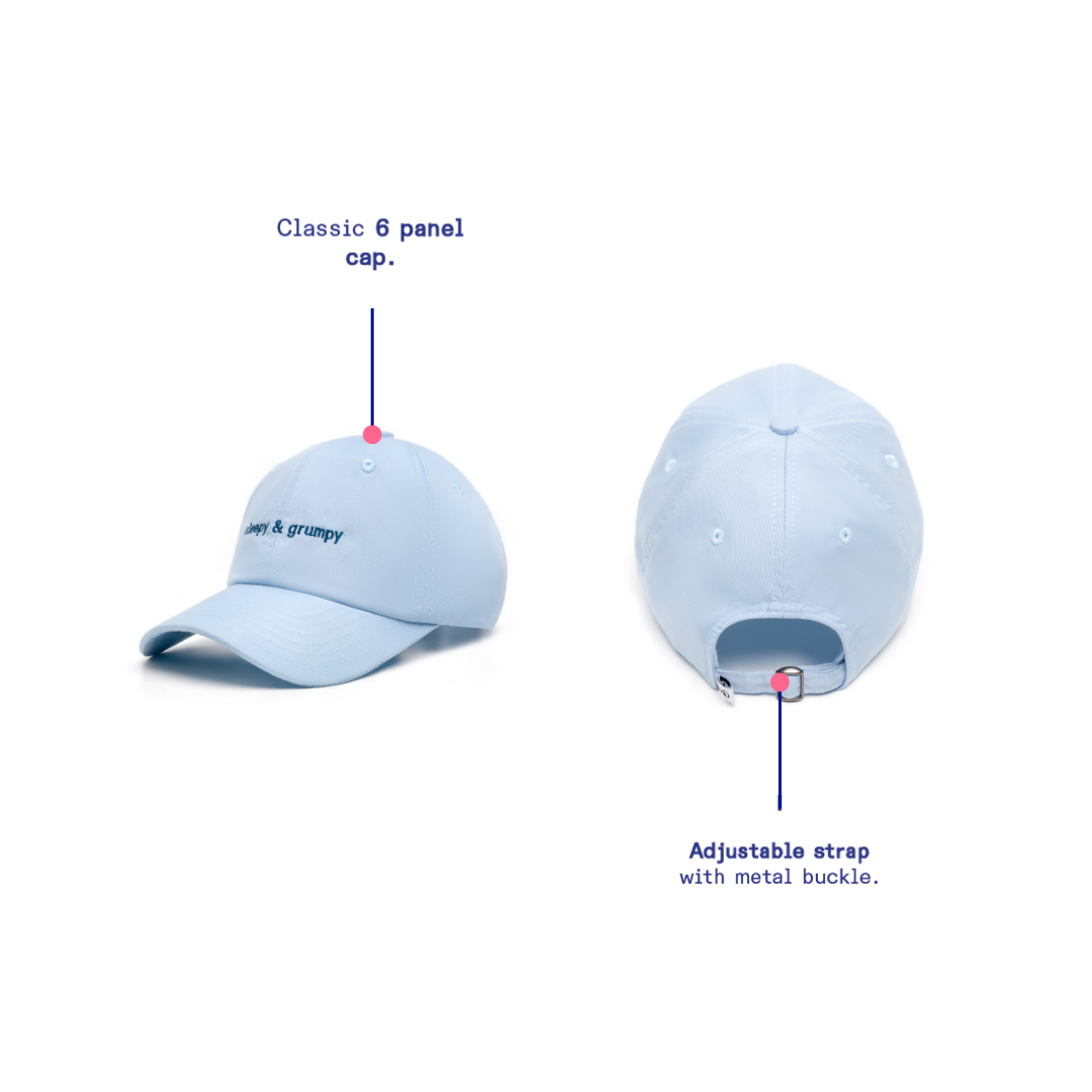 Kanavaia Drill Cap Pastel Blue (Sleepy & Grumpy)