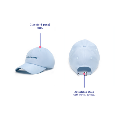 Kanavaia Drill Cap Pastel Blue (Sleepy & Grumpy)