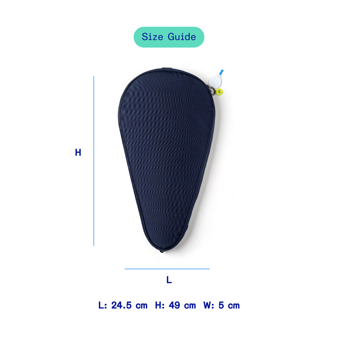 Kanavaia Padel Racket Sleeve Bag in Navy Blue