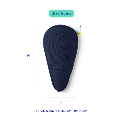 Kanavaia Padel Racket Sleeve Bag in Navy Blue
