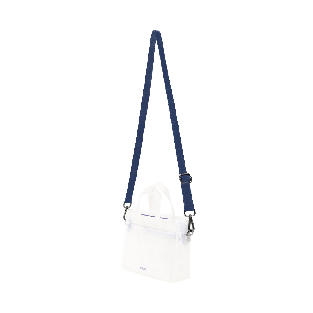 Kanavaia Mini PVC Tote Bag White / Lavender