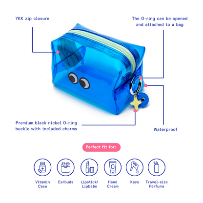 Kanavaia Tiny PVC Zip Pouch