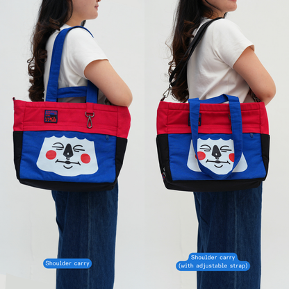 Kanavaia x Chuanslee - Multi-way Canvas Tote Bag