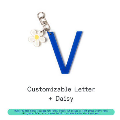 [Pre-Order] Kanavaia DIY Acrylic Keychain - Letters and Small Charms (Keyring Excluded)