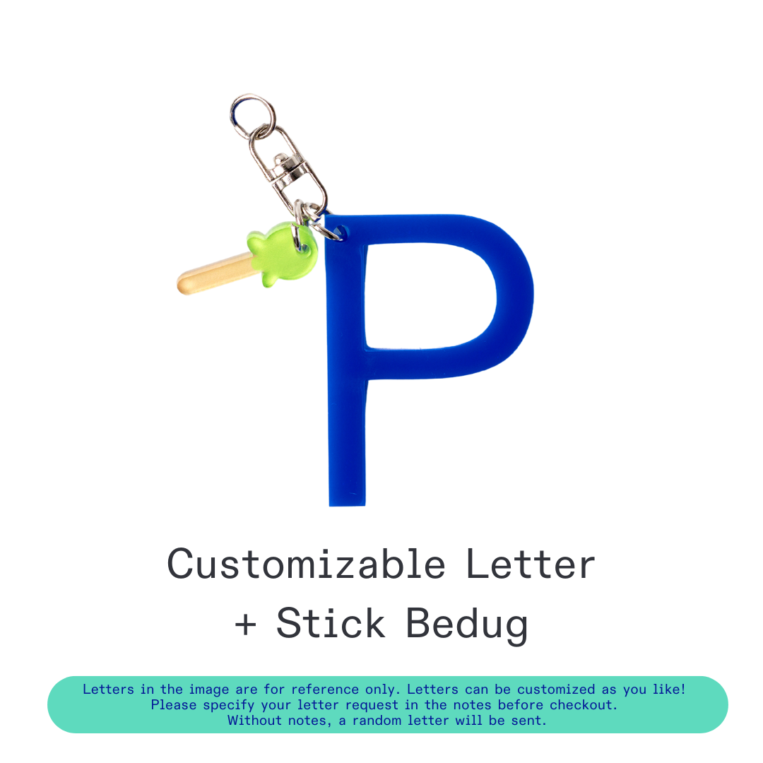 [Pre-Order] Kanavaia DIY Acrylic Keychain - Letters and Small Charms (Keyring Excluded)