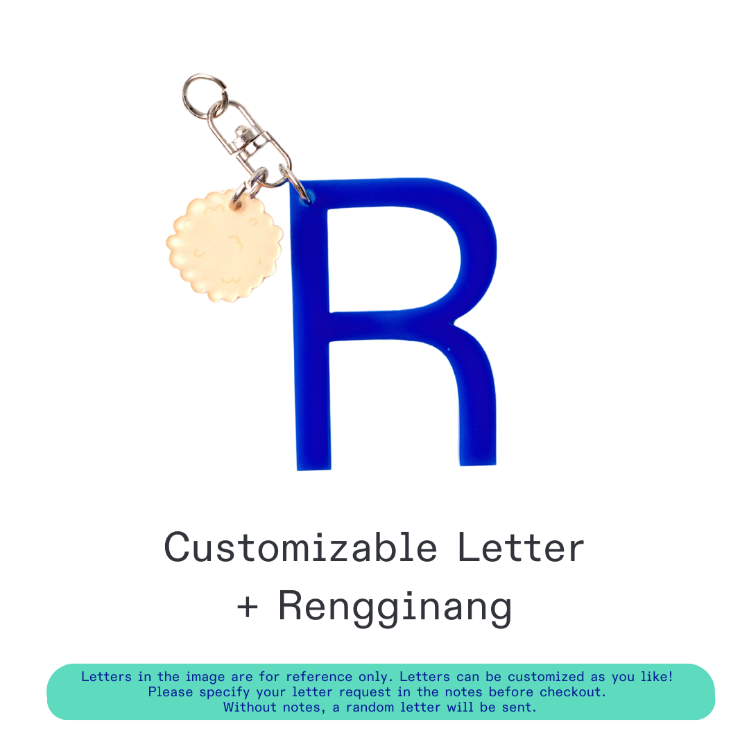[Pre-Order] Kanavaia DIY Acrylic Keychain - Letters and Small Charms (Keyring Excluded)