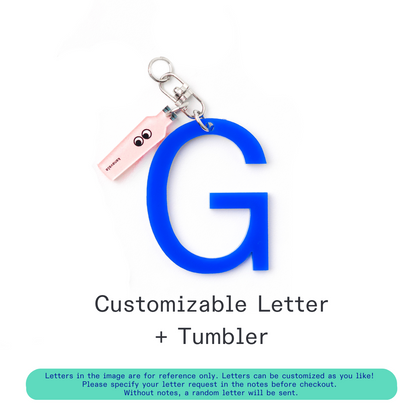[Pre-Order] Kanavaia DIY Acrylic Keychain - Letters and Small Charms (Keyring Excluded)