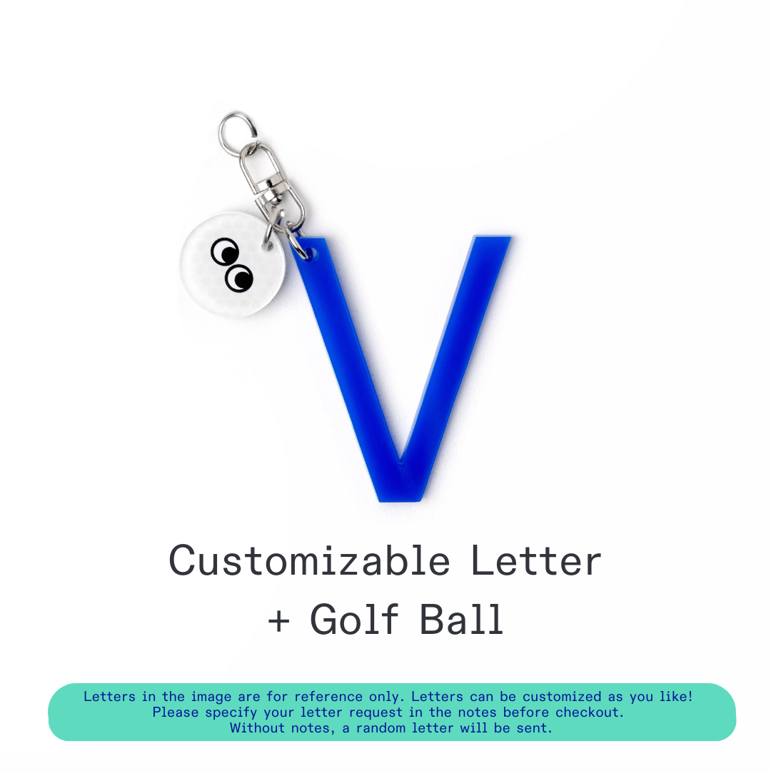 [Pre-Order] Kanavaia DIY Acrylic Keychain - Letters and Small Charms (Keyring Excluded)