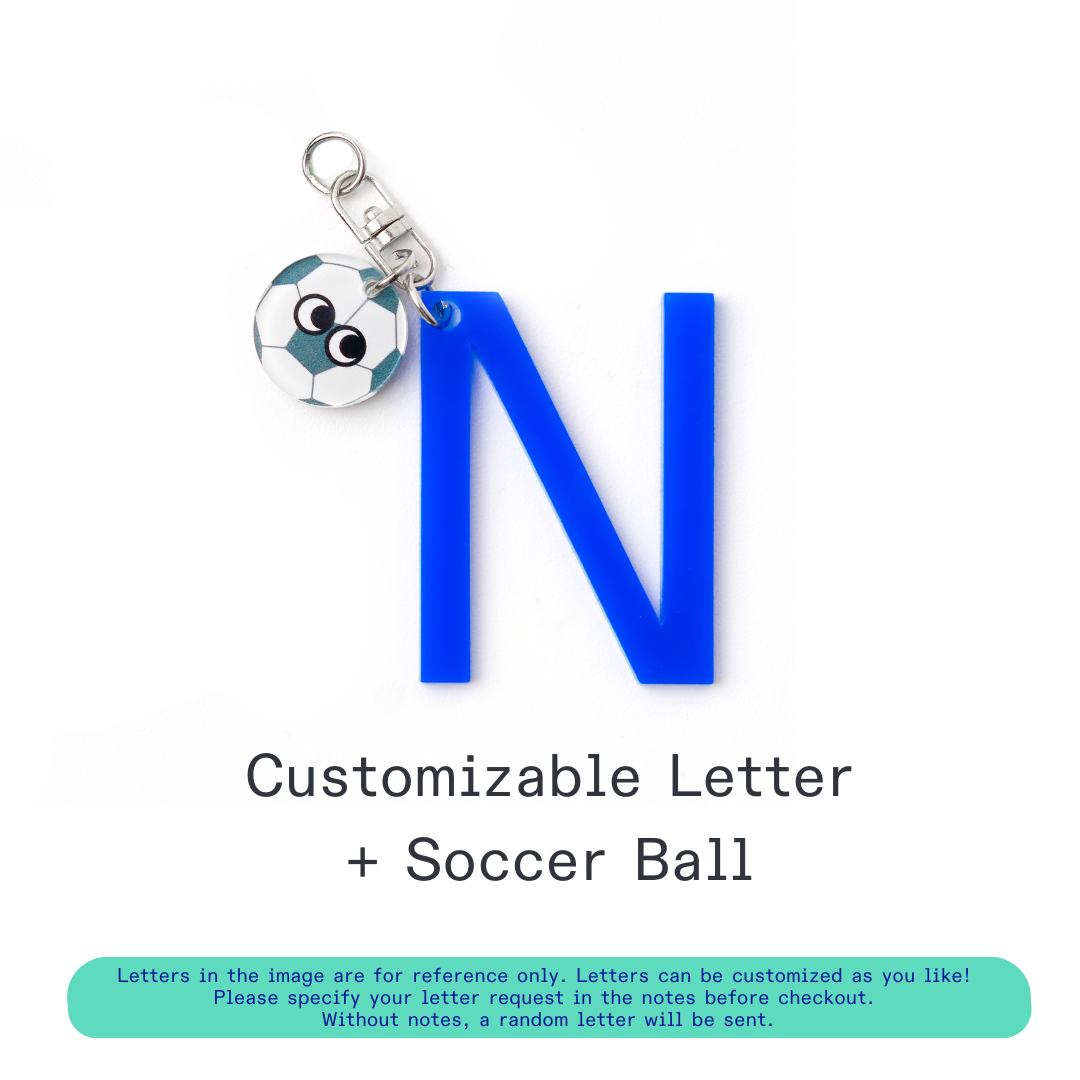 [Pre-Order] Kanavaia DIY Acrylic Keychain - Letters and Small Charms (Keyring Excluded)