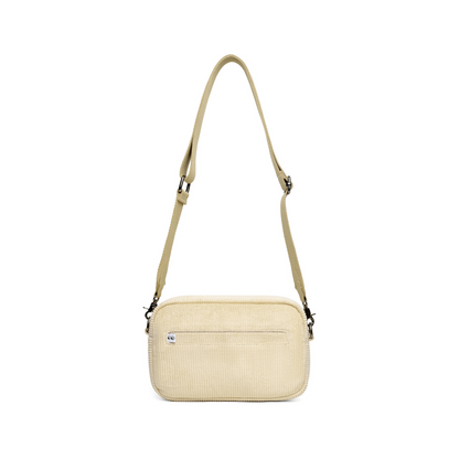 Kanavaia Corduroy Crossbody Bag Cream