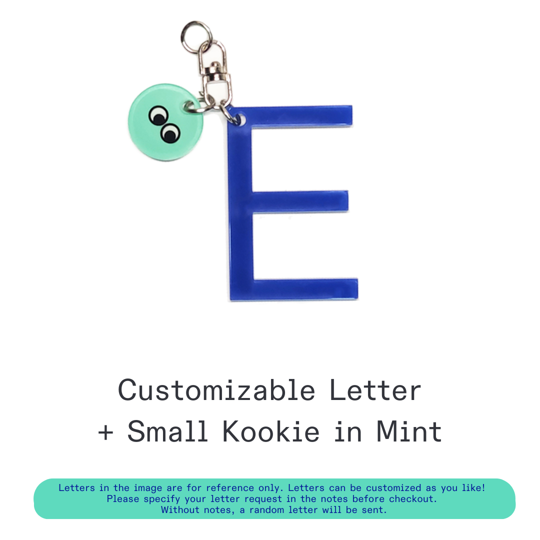 [Pre-Order] Kanavaia DIY Acrylic Keychain - Letters and Small Charms (Keyring Excluded)
