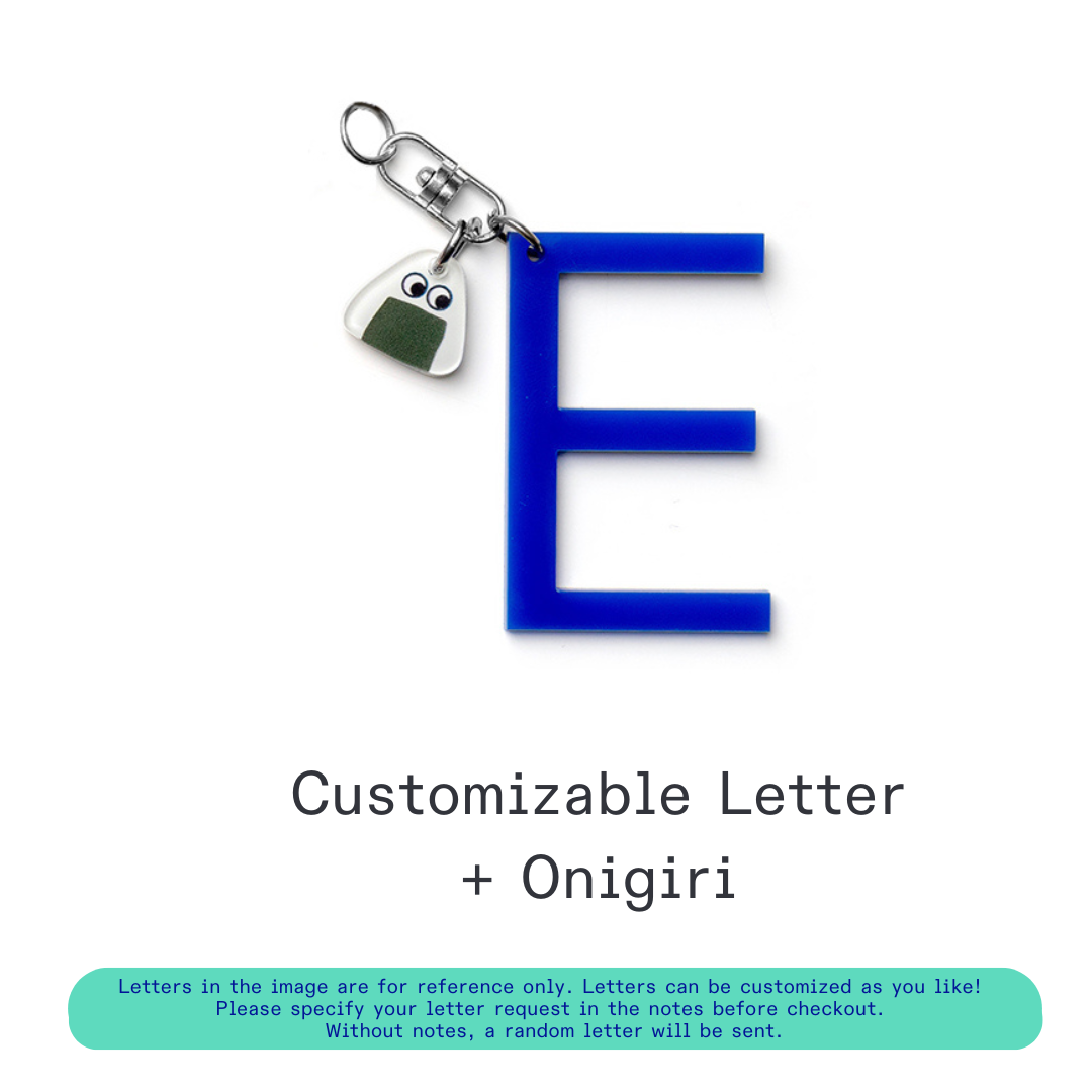 [Pre-Order] Kanavaia DIY Acrylic Keychain - Letters and Small Charms (Keyring Excluded)