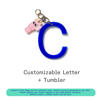 [Pre-Order] Kanavaia DIY Acrylic Keychain - Letters and Small Charms (Keyring Excluded)