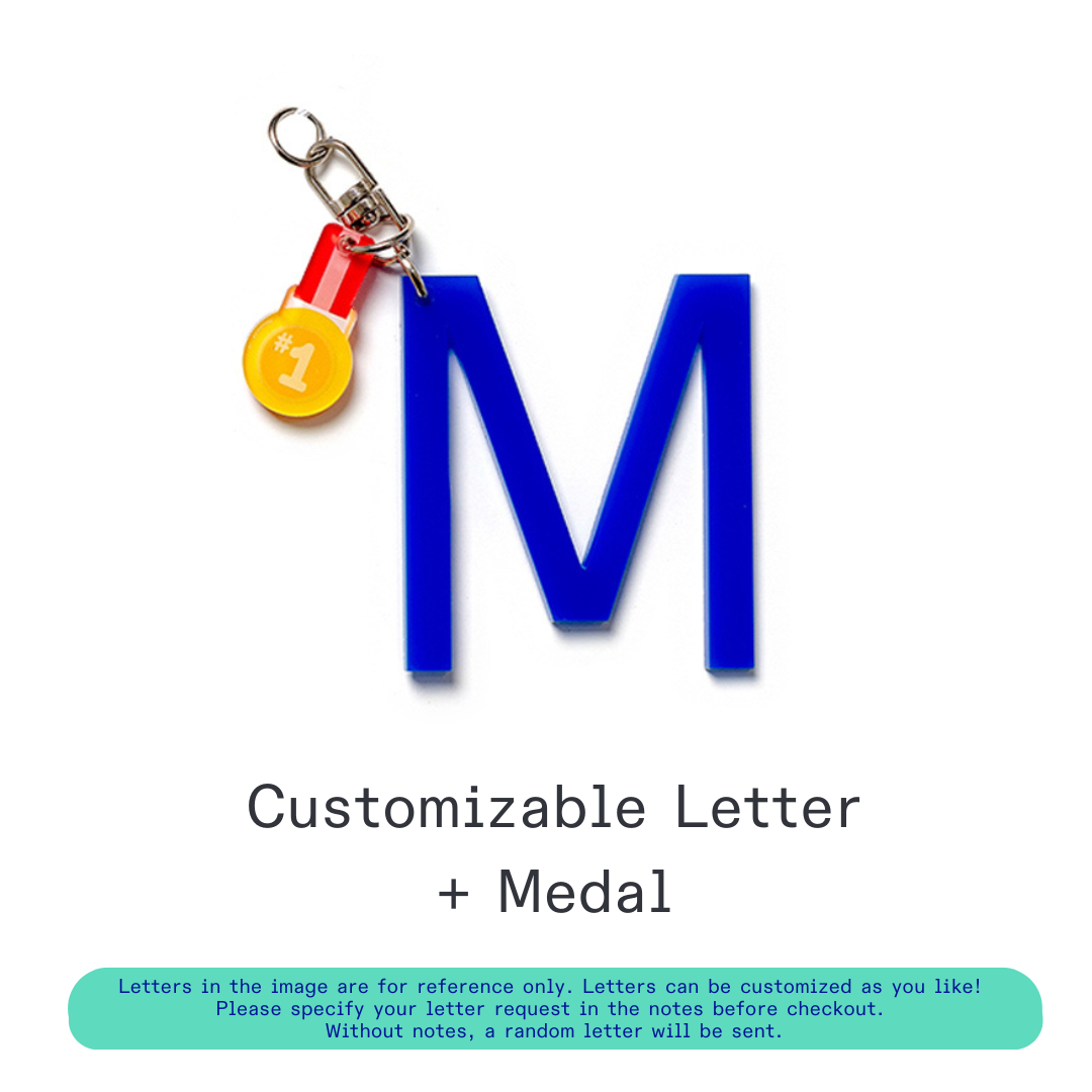 [Pre-Order] Kanavaia DIY Acrylic Keychain - Letters and Small Charms (Keyring Excluded)
