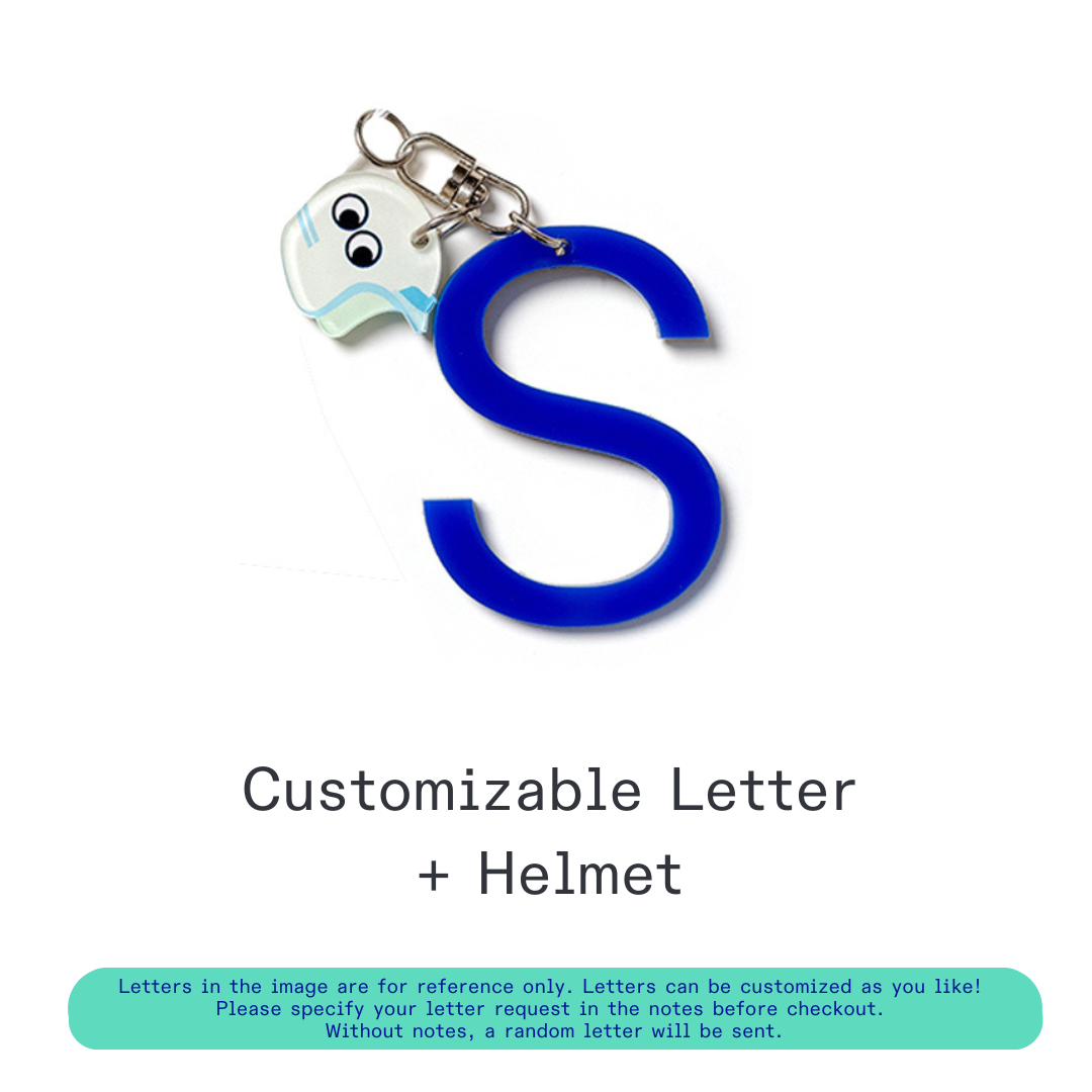 [Pre-Order] Kanavaia DIY Acrylic Keychain - Letters and Small Charms (Keyring Excluded)