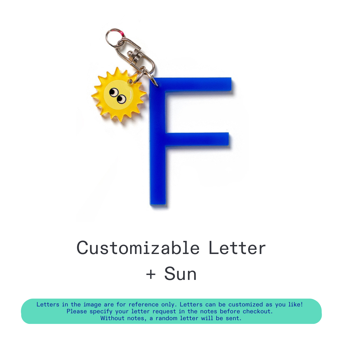 [Pre-Order] Kanavaia DIY Acrylic Keychain - Letters and Small Charms (Keyring Excluded)