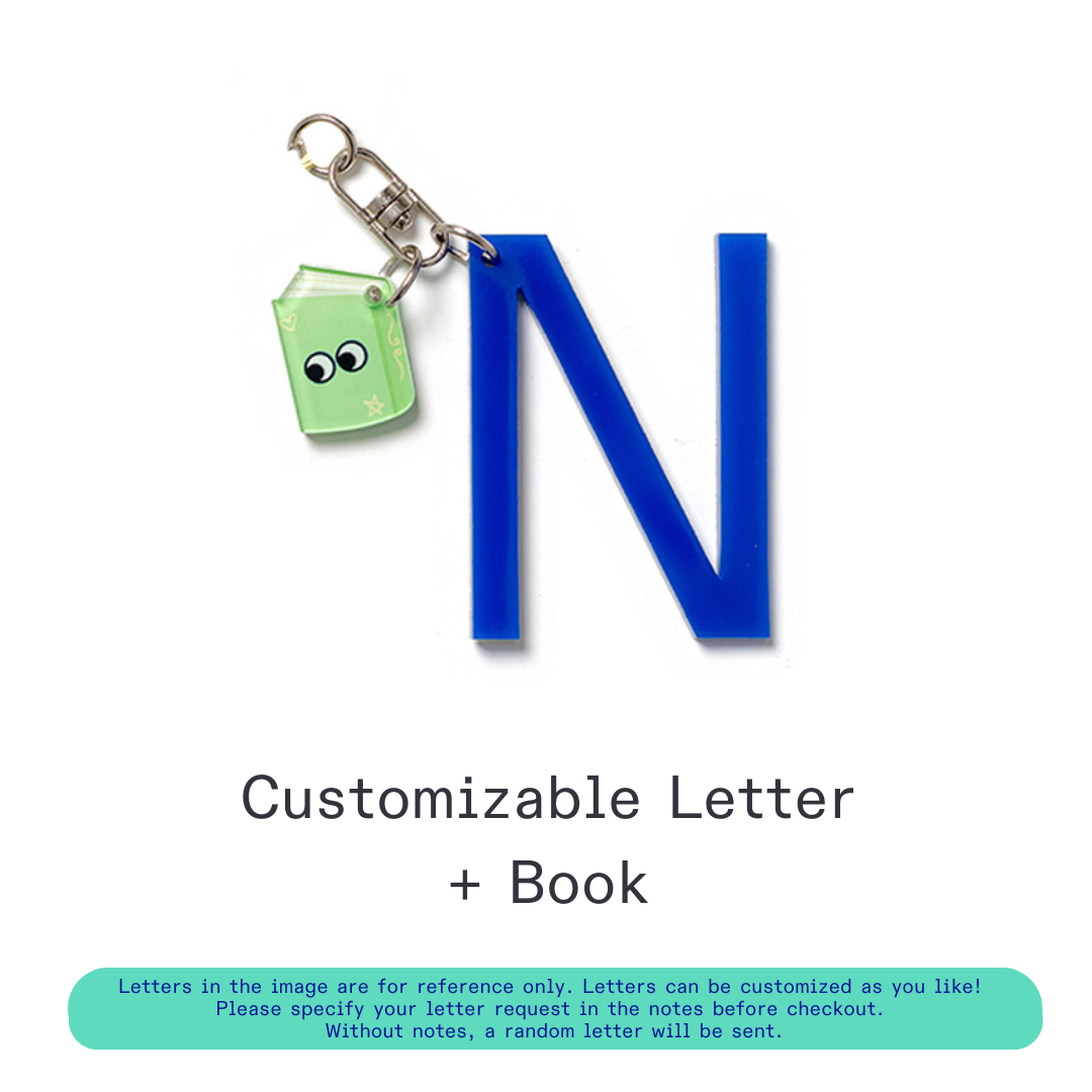 [Pre-Order] Kanavaia DIY Acrylic Keychain - Letters and Small Charms (Keyring Excluded)
