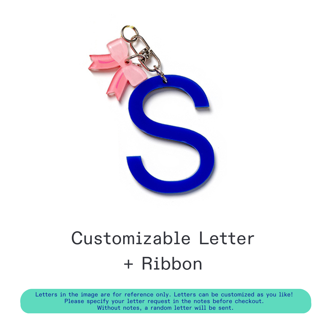 [Pre-Order] Kanavaia DIY Acrylic Keychain - Letters and Small Charms (Keyring Excluded)