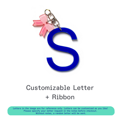 [Pre-Order] Kanavaia DIY Acrylic Keychain - Letters and Small Charms (Keyring Excluded)
