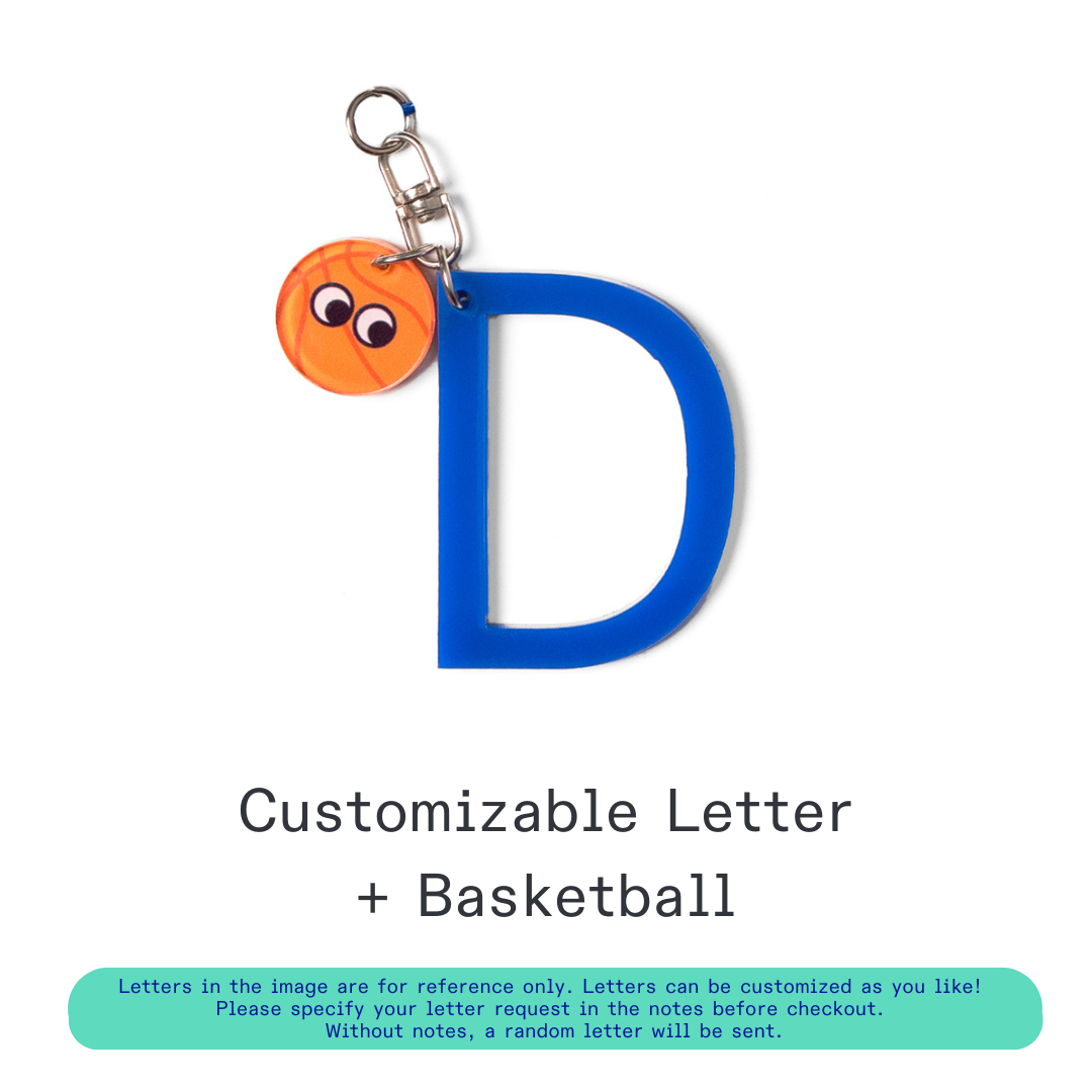 [Pre-Order] Kanavaia DIY Acrylic Keychain - Letters and Small Charms (Keyring Excluded)