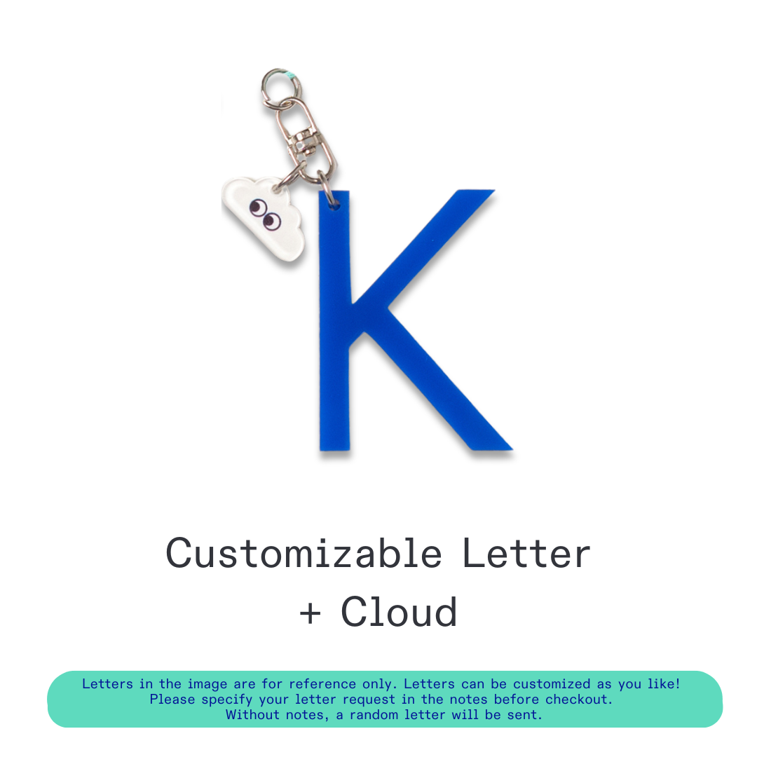 [Pre-Order] Kanavaia DIY Acrylic Keychain - Letters and Small Charms (Keyring Excluded)