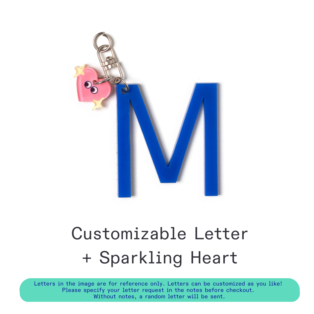 [Pre-Order] Kanavaia DIY Acrylic Keychain - Letters and Small Charms (Keyring Excluded)