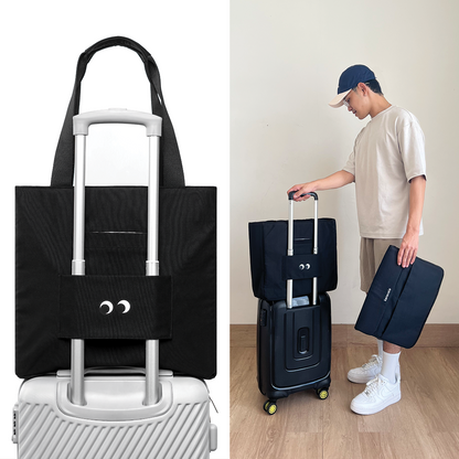 Kanavaia 2-in-1 Tote Laptop Bag All Black